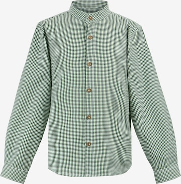 STOCKERPOINT Button Up Shirt 'Marius jr.' in Green: front