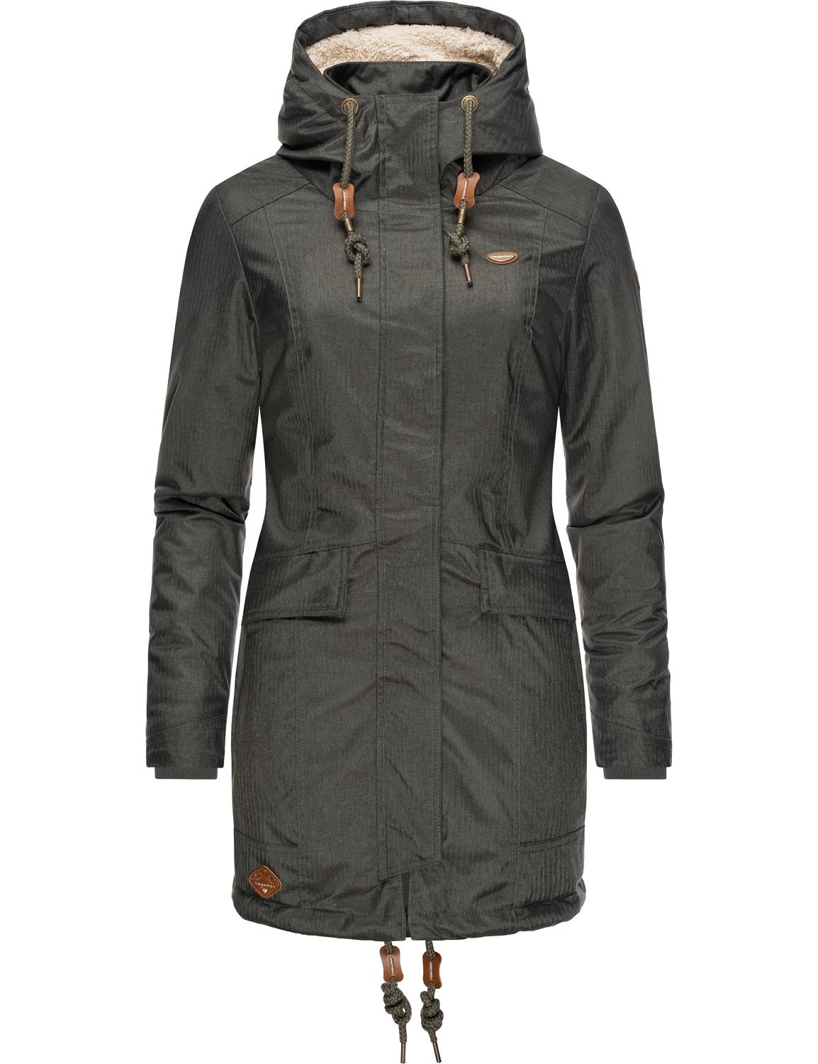 Cappotti Abbigliamento Ragwear Cappotto invernale Tunned in Cachi Cappotti Abbigliamento Ragwear Cappotto invernale Tunned in Cachi