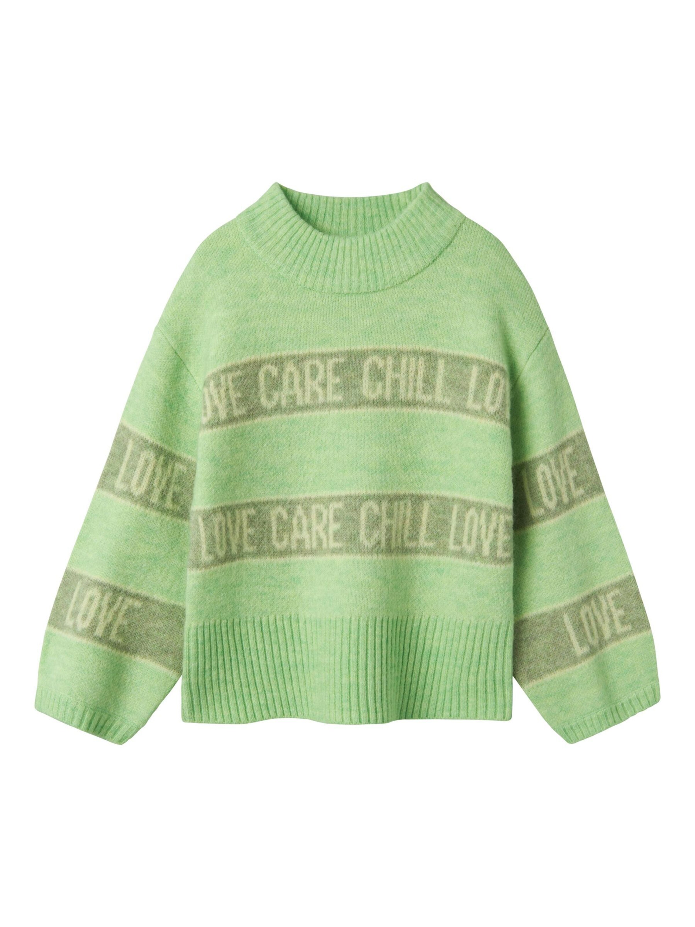NAME IT Sweater in Green: front