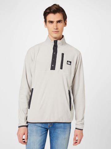 QUIKSILVER Spordipullover 'NO DESTINATION 2', värv hall: eest vaates