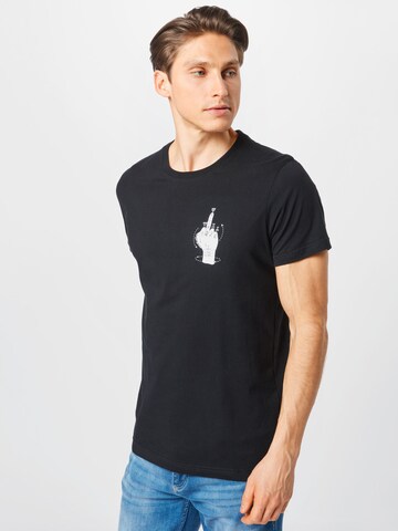 T-Shirt 'Palmistry' Iriedaily en noir : devant