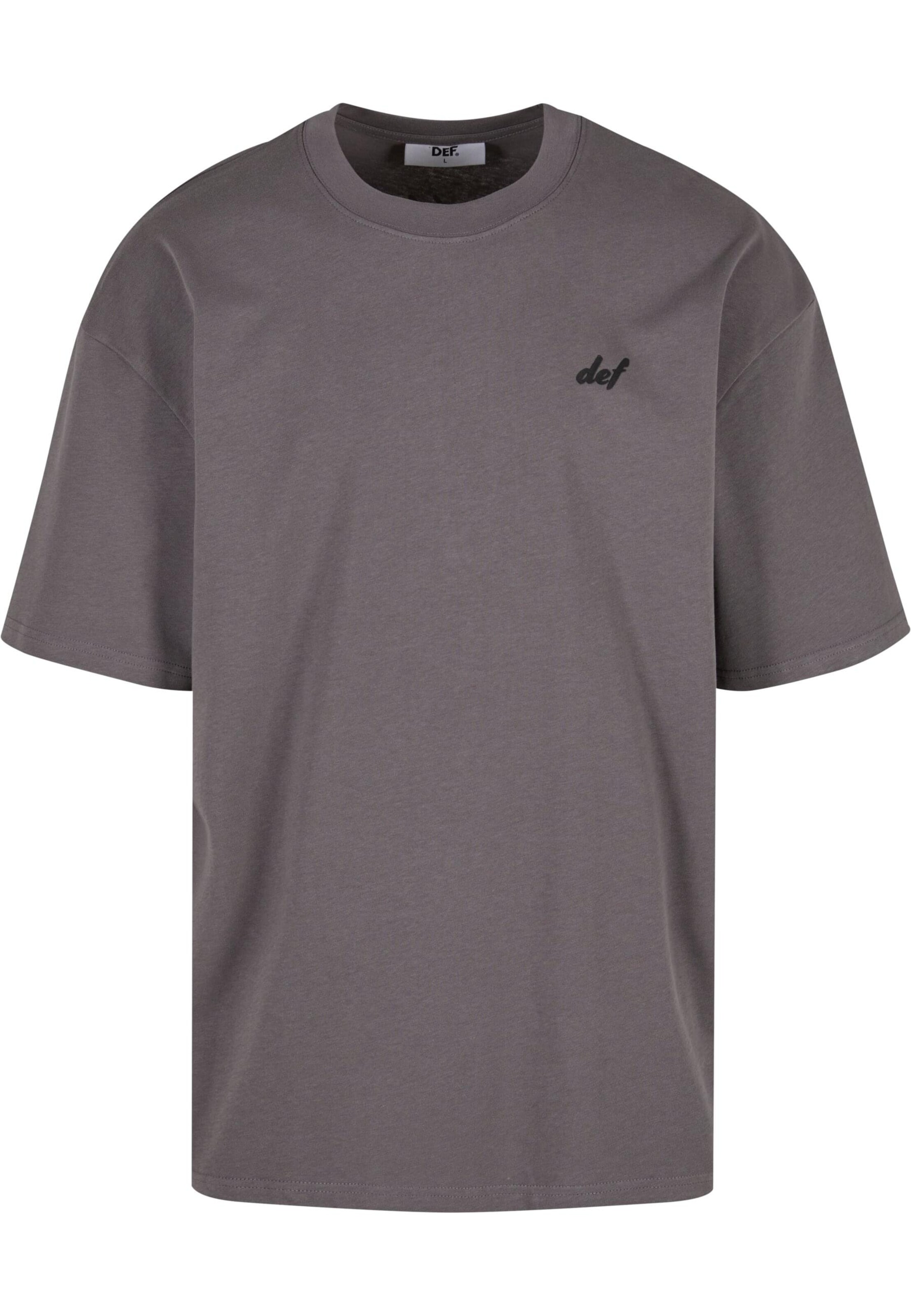 DEF Shirt 'Leader' in Grau: Vorderseite