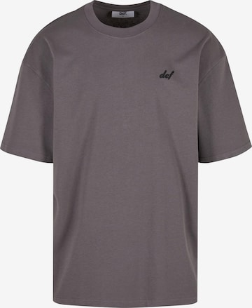 DEF Shirt 'Leader' in Grau: Vorderseite
