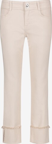 TAIFUN Regular Jeans in Beige: front