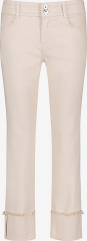 TAIFUN Regular Jeans in Beige: voorkant