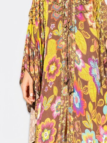 Miss June - Vestido 'Caftan Long Delilah' en marrón
