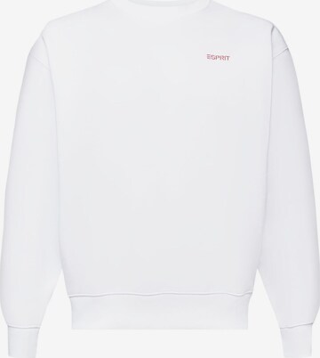 Sweat-shirt ESPRIT en blanc : devant