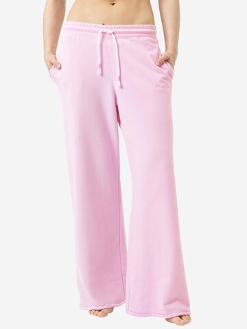 Mey Pyjamabroek 'Mellow Cotton' in Roze