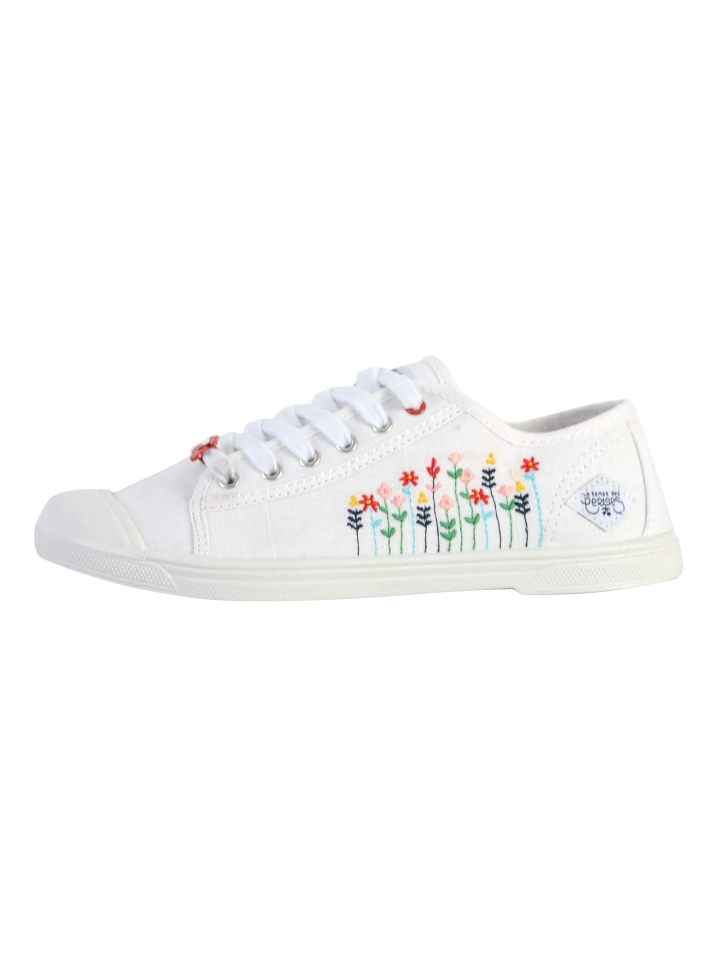 Chaussure de sport à lacets Le Temps Des Cerises en blanc : devant