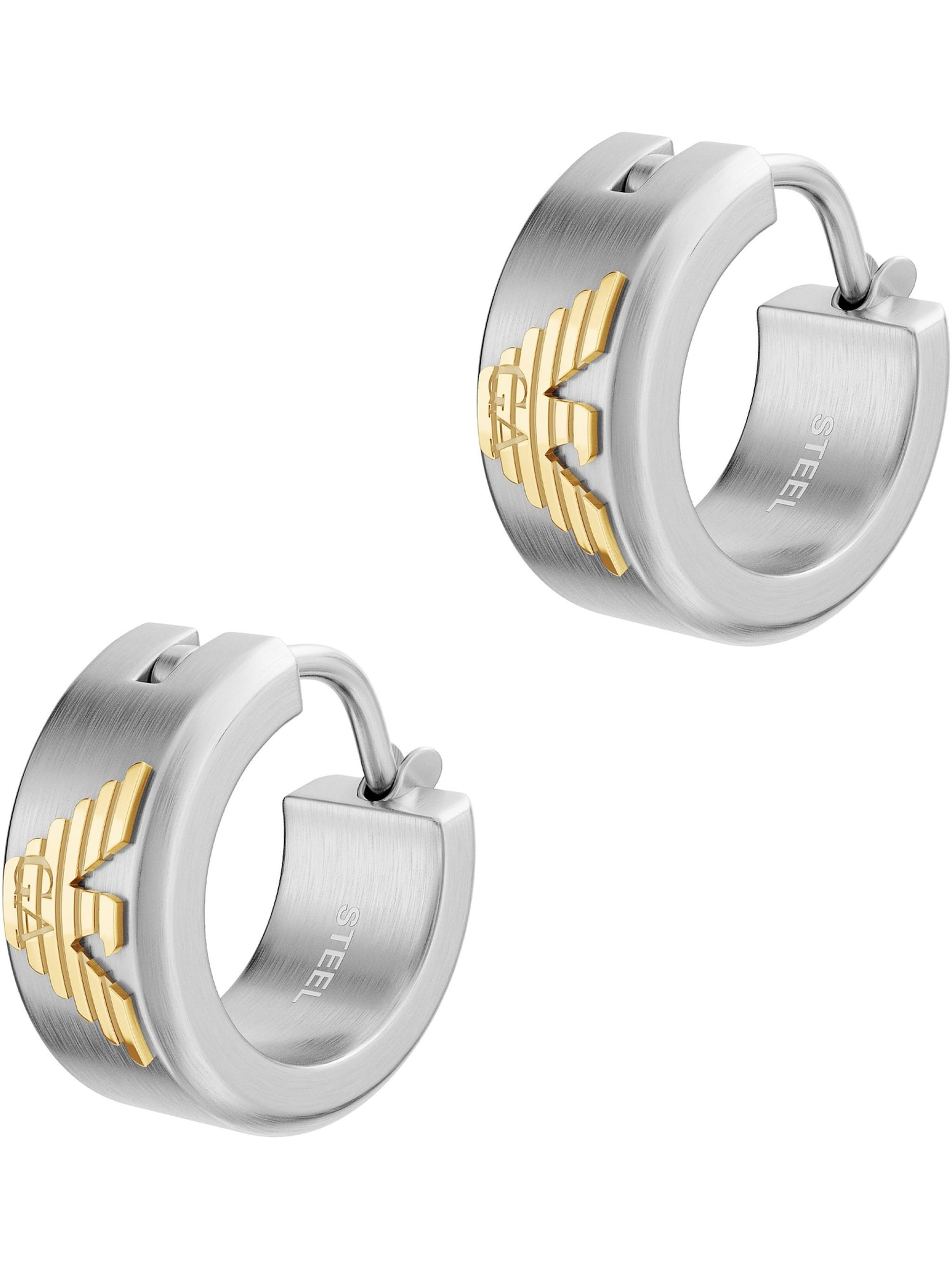 Emporio Armani Ohrring in Silber: Vorderseite