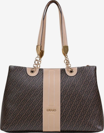 Borsa a spalla 'M TOTE AA6104 E1118' di Liu Jo in marrone: frontale