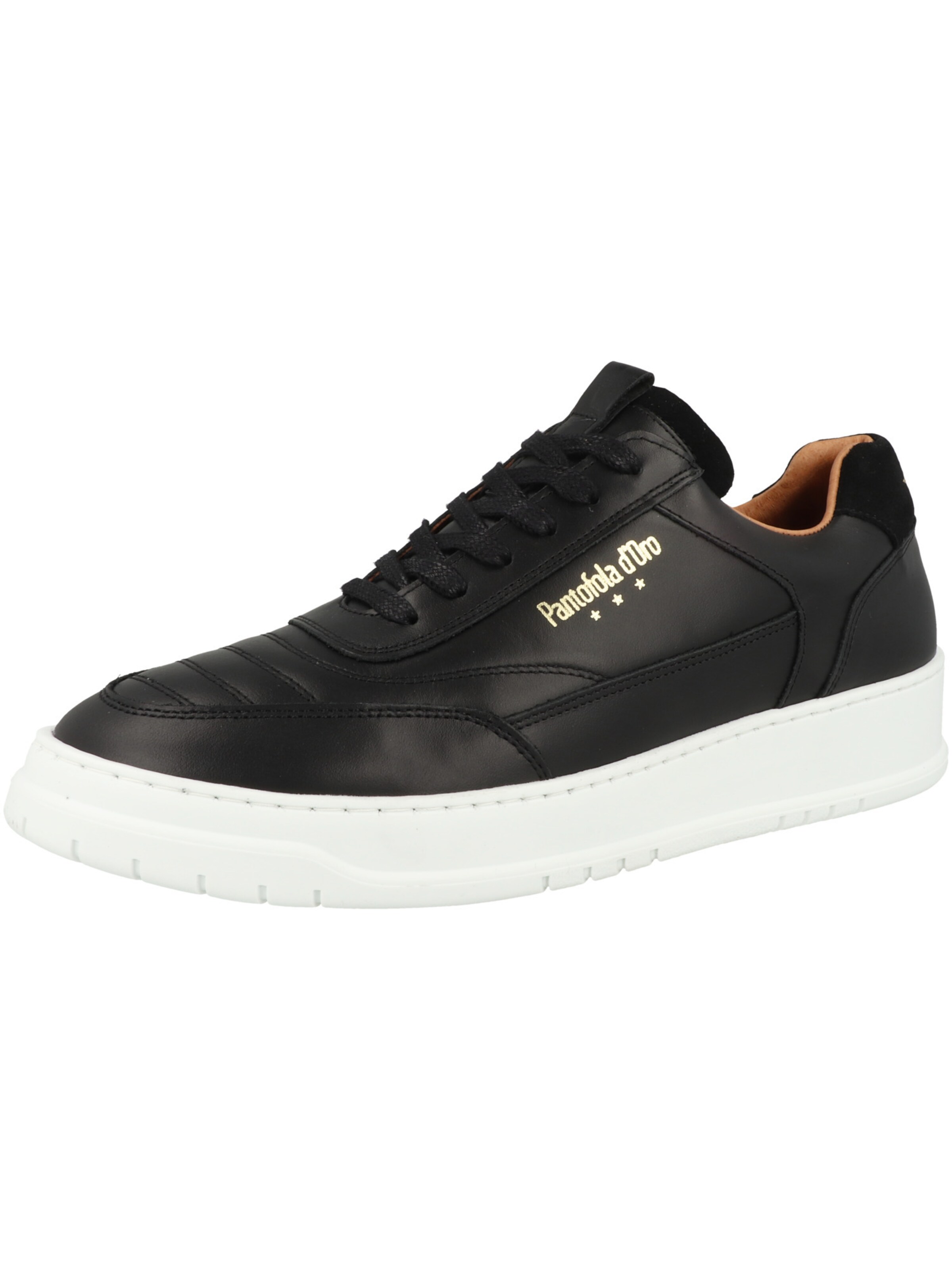 Baskets basses 'Sanremo' PANTOFOLA D'ORO en noir : devant