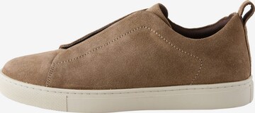 Next Låg sneaker i beige: framsida