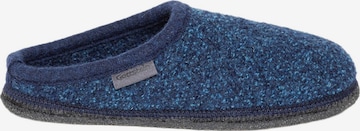Gottstein Slippers 'Wool Venture' in Blue: front