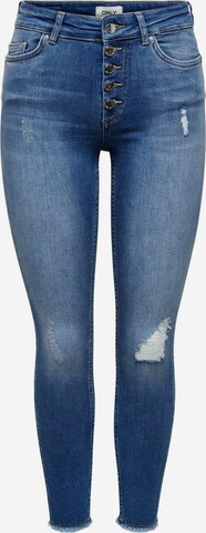 Skinny Jean 'Bobby' ONLY en bleu : devant