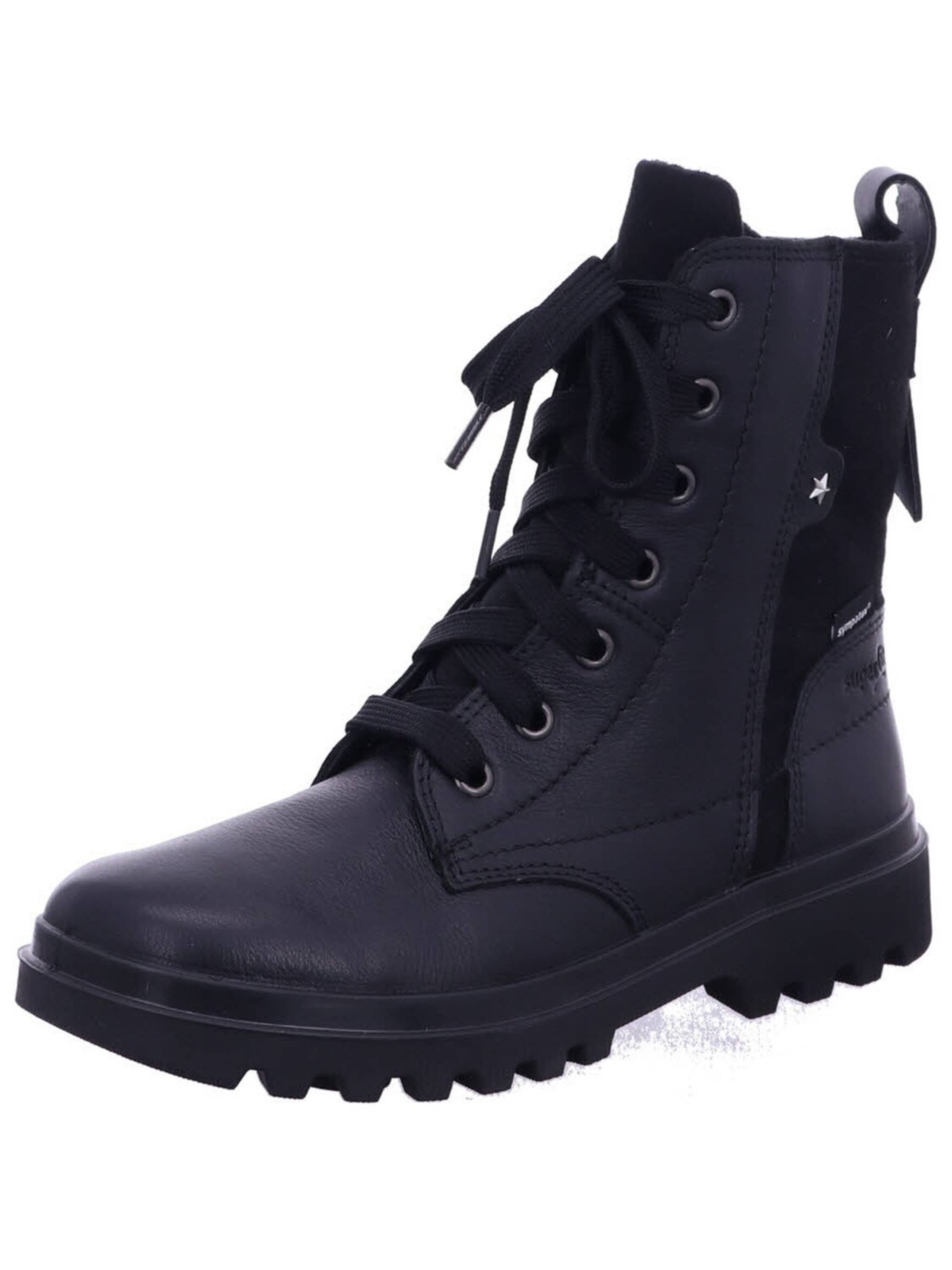 SUPERFIT Boots 'Stiefel Mädchen 1-000615-0010 Echtleder in schwarz' in 40 in Black, Item view