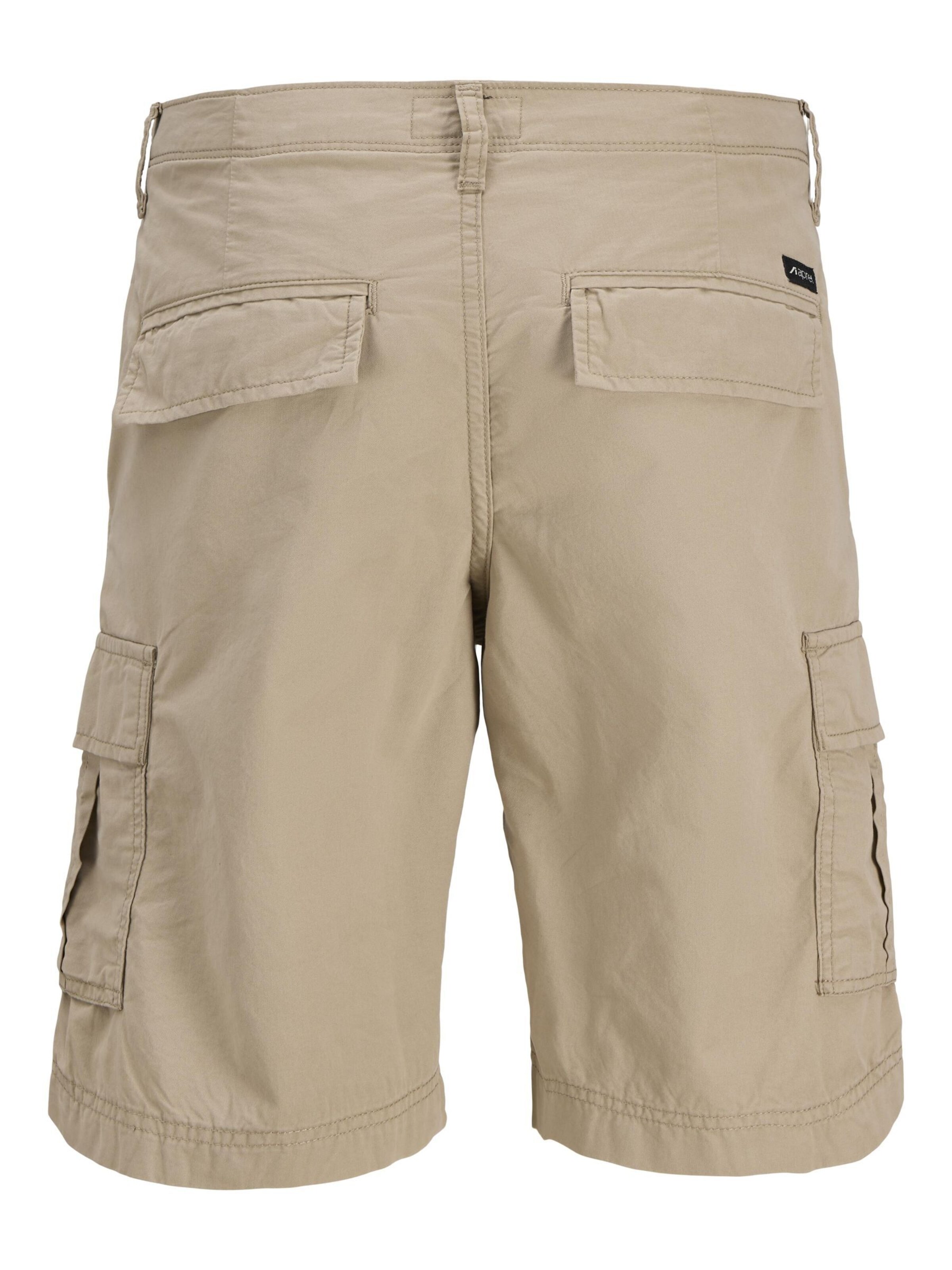 aprel Baggy Cargobukser i beige