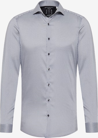 ETERNA Slim fit Button Up Shirt in Grey: front