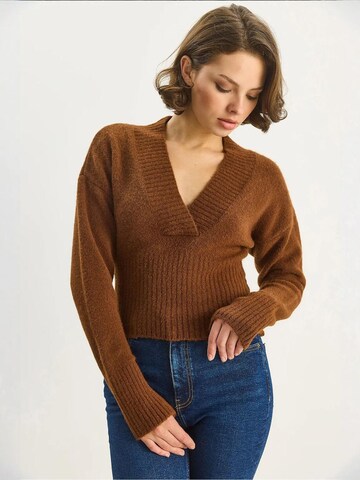 Pull-over 'Pullover' Bianco Lucci en beige