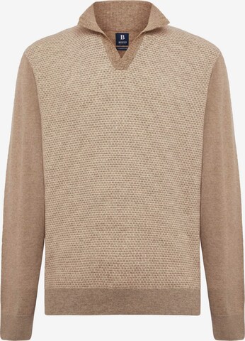 Boggi Milano Sweater in Beige: front