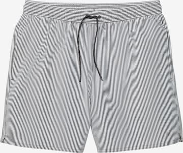 Shorts de bain 'Seersucker' Calvin Klein Swimwear en gris : devant