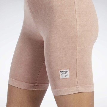 Reebok Skinny Shorts in Pink