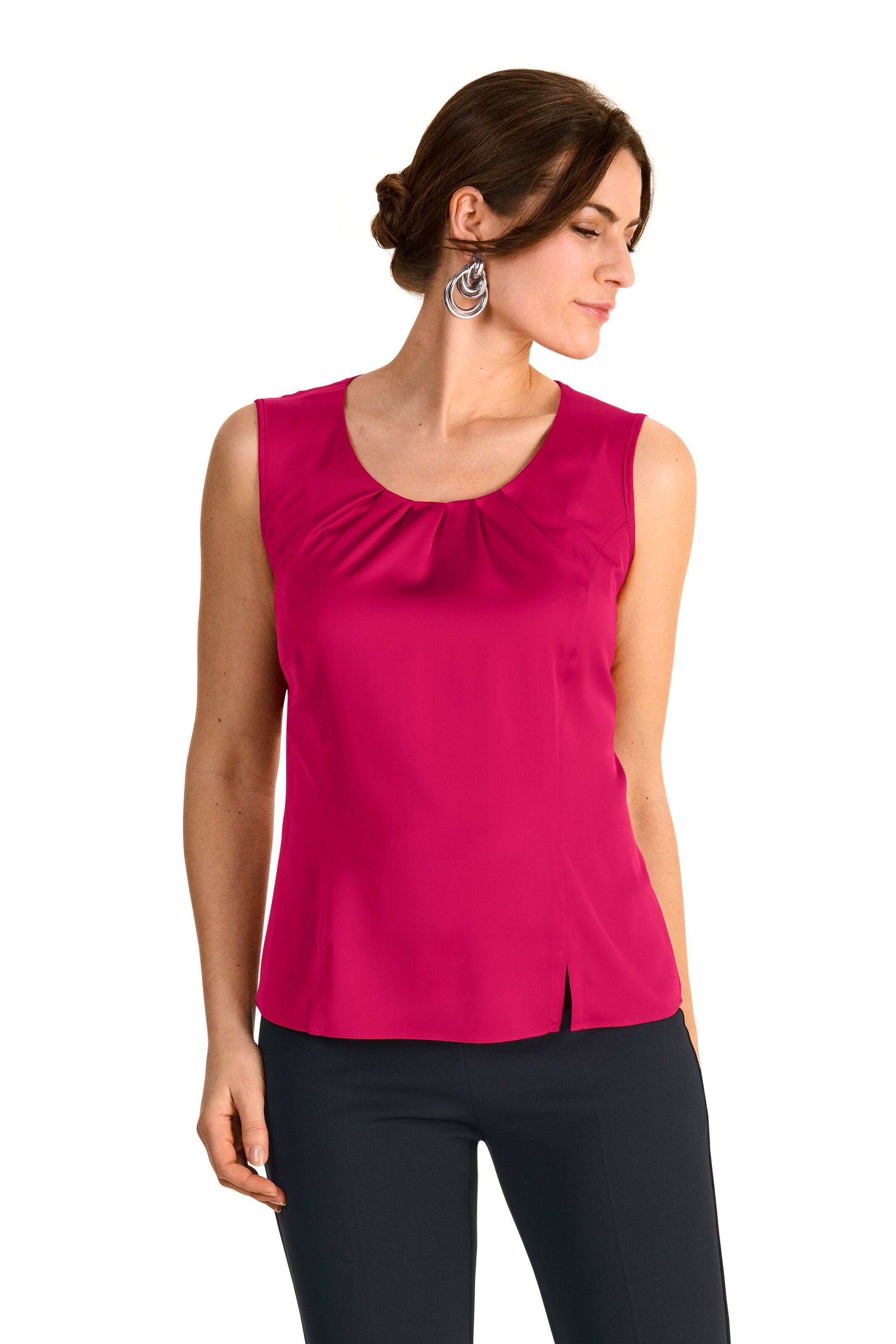 Select By Hermann Lange Top in Pink: front