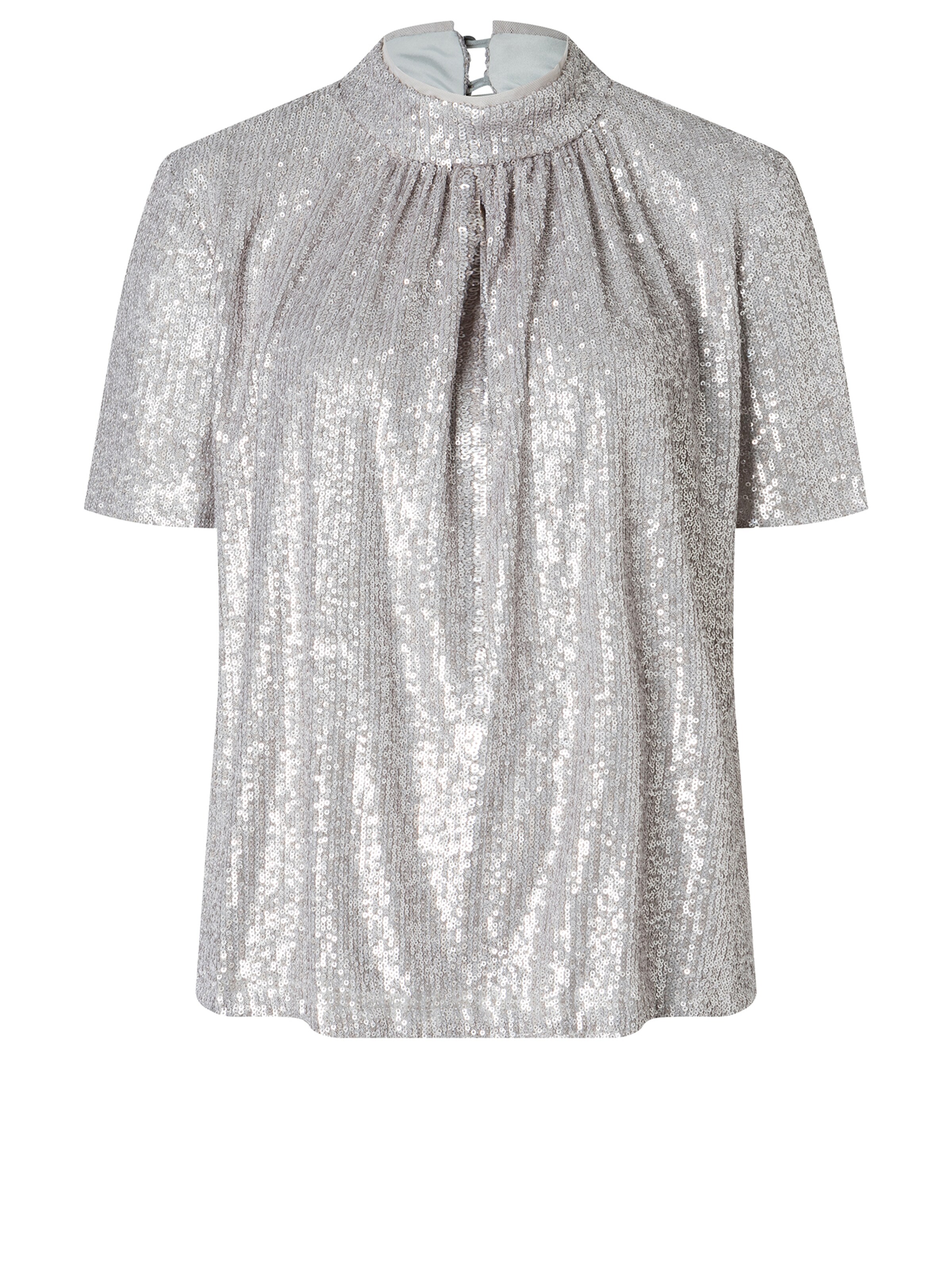 Ana Alcazar Shirt 'Tafina' in Silver: front