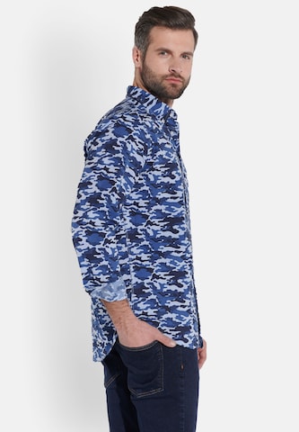 Steffen Klein Slim fit Overhemd in Blauw