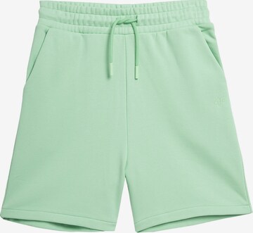 Loosefit Pantaloni sportivi 'CAS F199' di 4F in verde: frontale