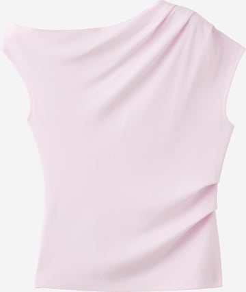 MANGO Tričko 'JULINE' – pink: přední strana