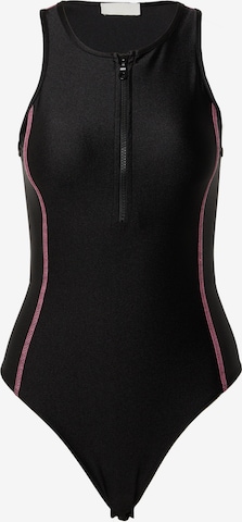 LeGer by Lena Gercke - Body camiseta 'Alanis' en negro: frente