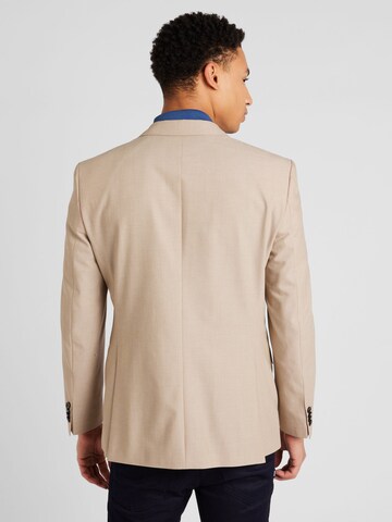 BOSS - Ajuste regular Chaqueta saco 'H-Jasper' en beige
