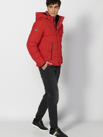 KOROSHI Winter Jacket in Red