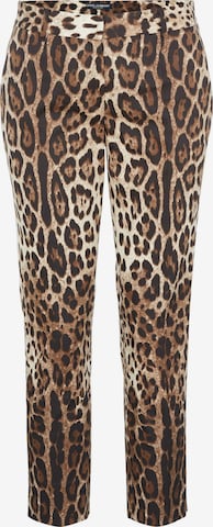 DOLCE & GABBANA Slimfit Hose in Braun: Vorderseite