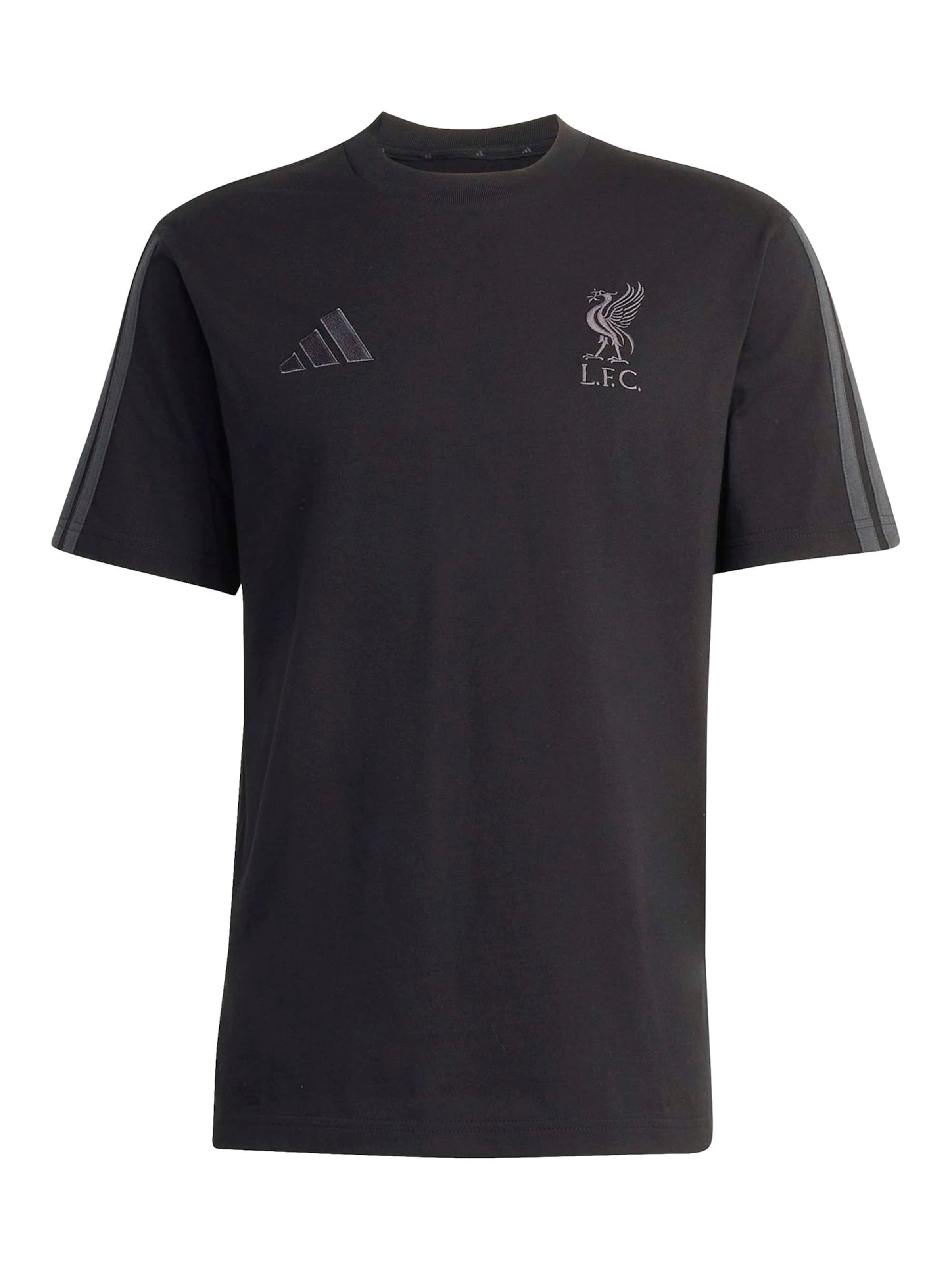 Tricou funcțional 'LFC DNA' pe S ADIDAS PERFORMANCE pe gri metalic / negru, Vizualizare produs