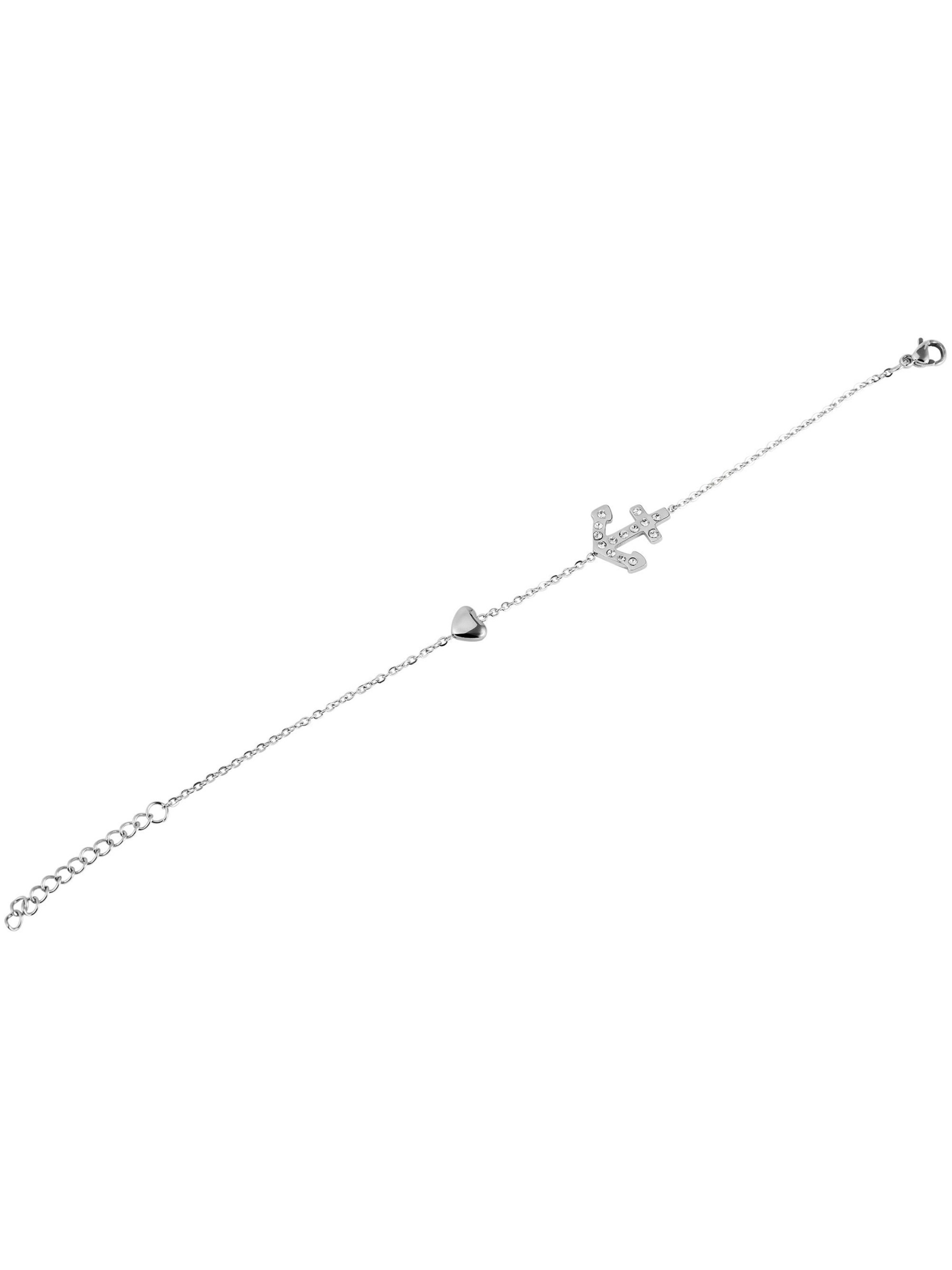 Akzent Bracelet 'Nineth' in Silver