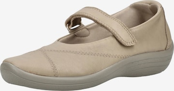 Ballerines à lanières Arcopedico en gris : devant