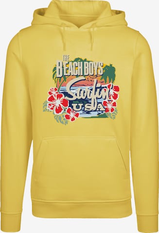 F4NT4STIC Sweatshirt 'The Beach Boys Musik Band' in Yellow: front