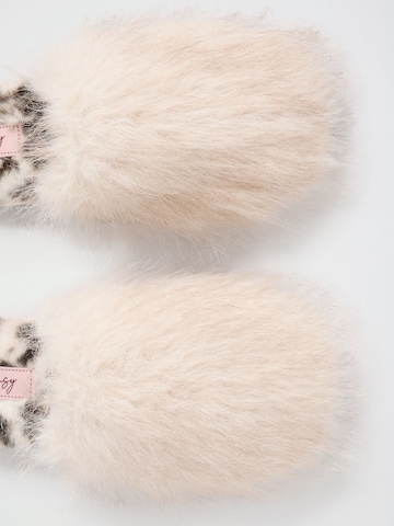 Lipsy - Zapatillas de casa en beige