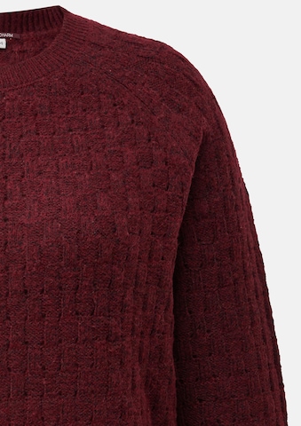 Pull-over QS en rouge : devant