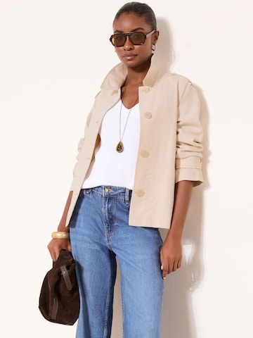 Lipsy Between-Seasons Coat in Beige