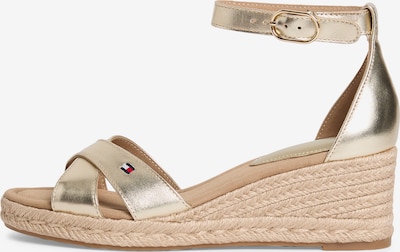 36 dydžio Basutės su dirželiais iš TOMMY HILFIGER, spalva – Auksas, Prekių apžvalga