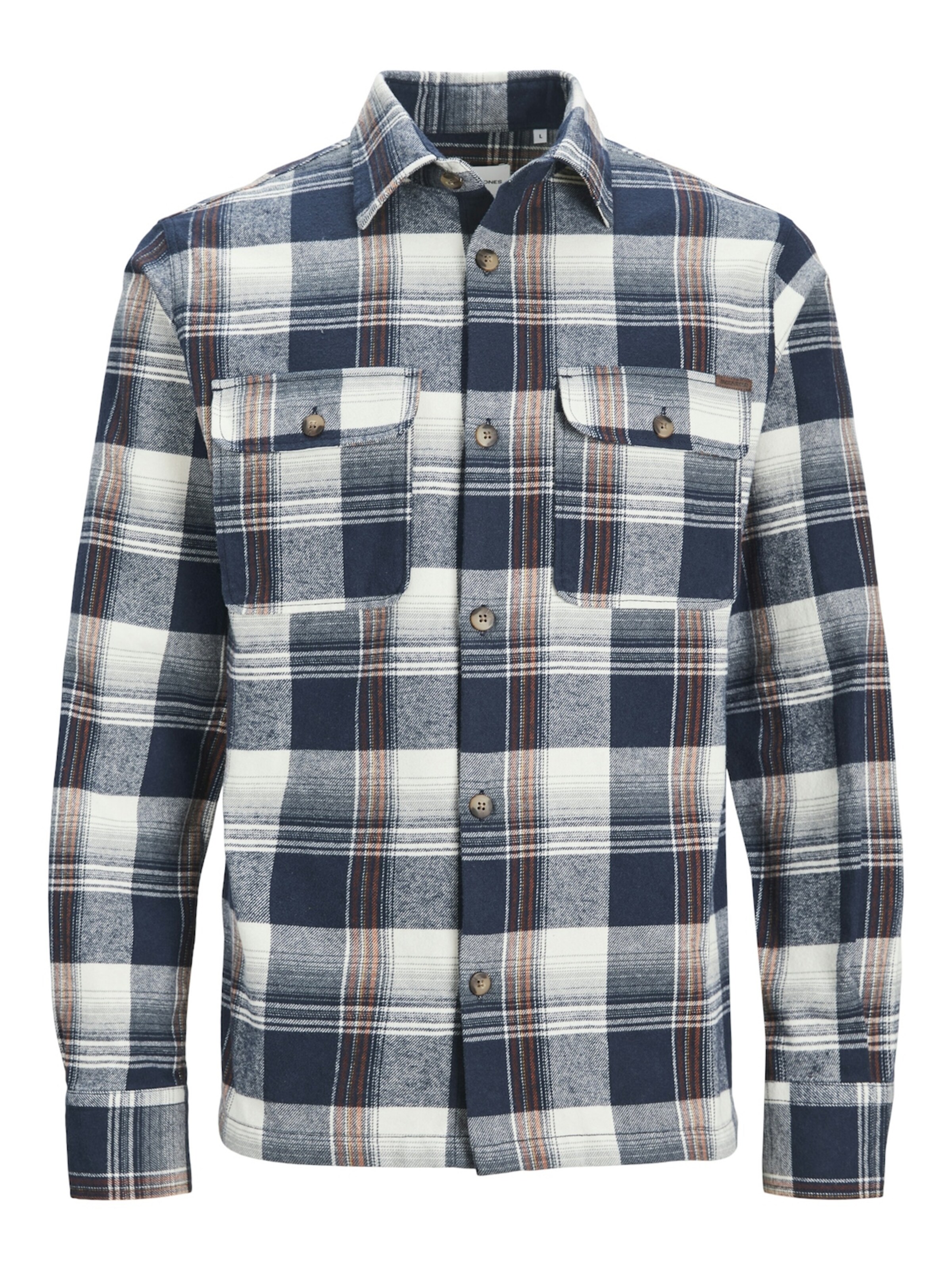 Coupe regular Chemise 'Darren' Jack & Jones Junior en bleu : devant