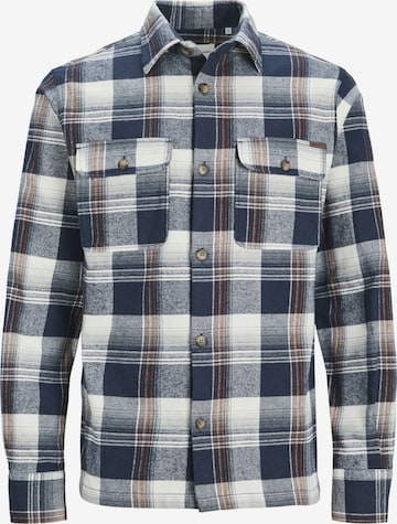 Coupe regular Chemise 'Darren' Jack & Jones Junior en bleu : devant