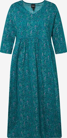 Robe Ulla Popken en bleu : devant