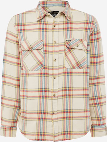 Brixton - Ajuste regular Camisa 'BOWERY' en blanco: frente