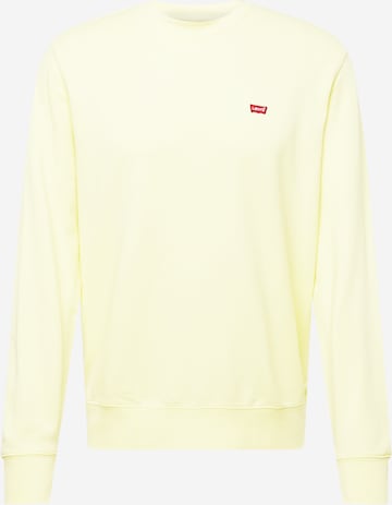 LEVI'S ® - Regular Fit Sweatshirt 'Original Housemark' em amarelo: frente