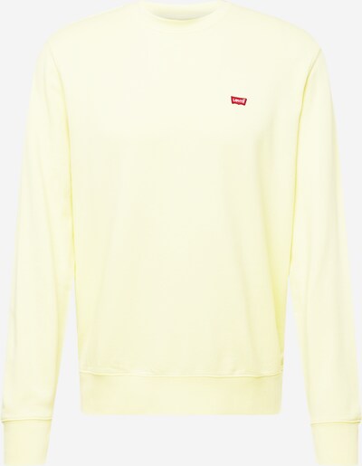 LEVI'S ® Sweatshirt 'Original Housemark' in hellgelb / rot / weiß, Produktansicht