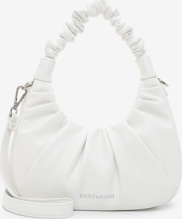 Borsa a sacco 'Bianca' di Emily & Noah in bianco: frontale